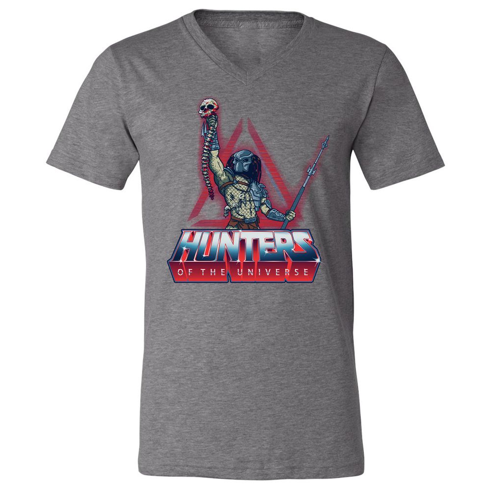 Unisex V-Neck T-Shirt - CSETMA4Z - Deep Heather - 13