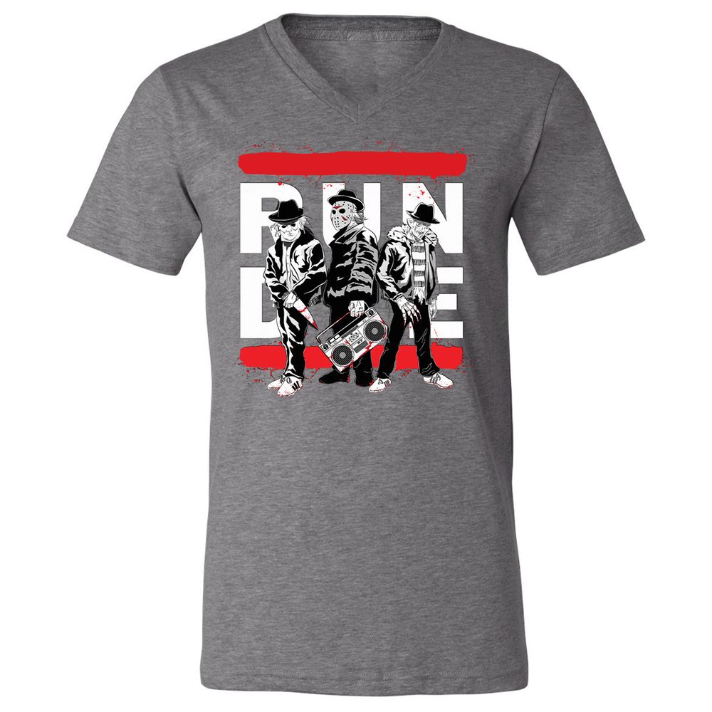 Unisex V-Neck T-Shirt - K5S81PRX - Deep Heather - 13