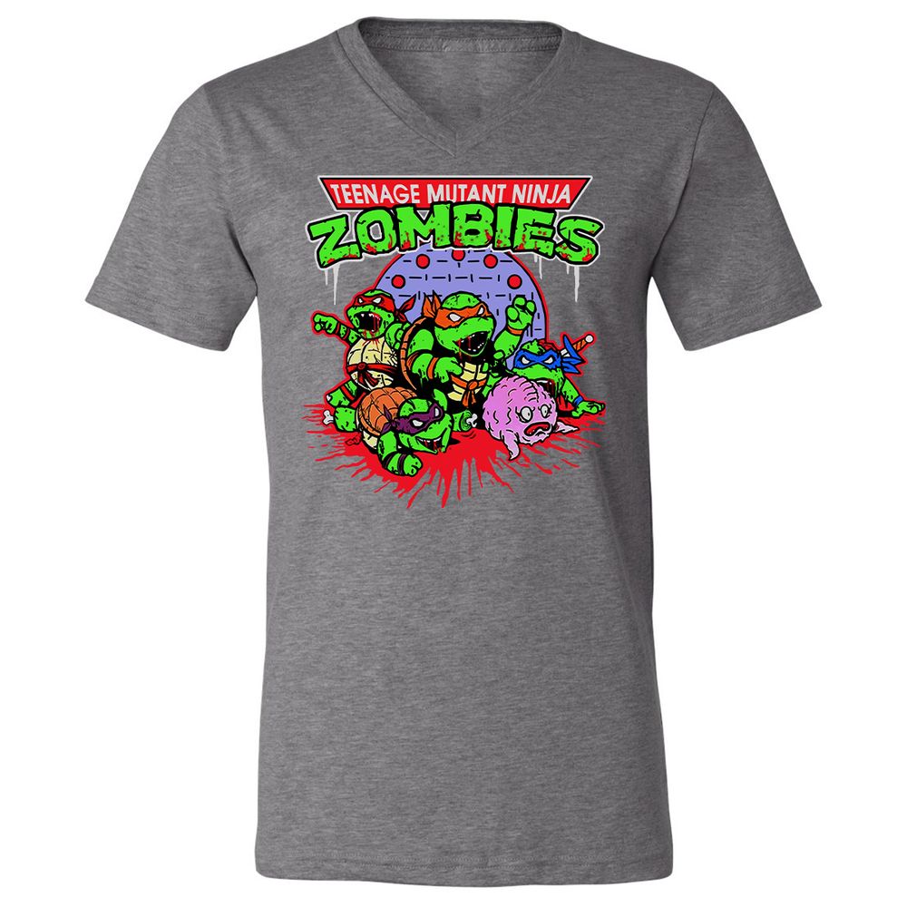 Unisex V-Neck T-Shirt - SS9VJFWK - Deep Heather - 13