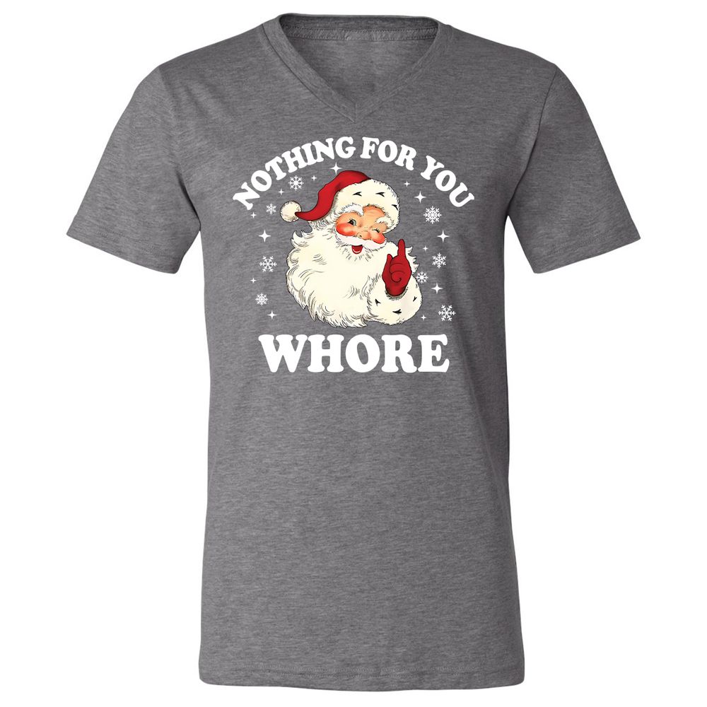 Nothing For You Whore Santa - Deep Heather - 13