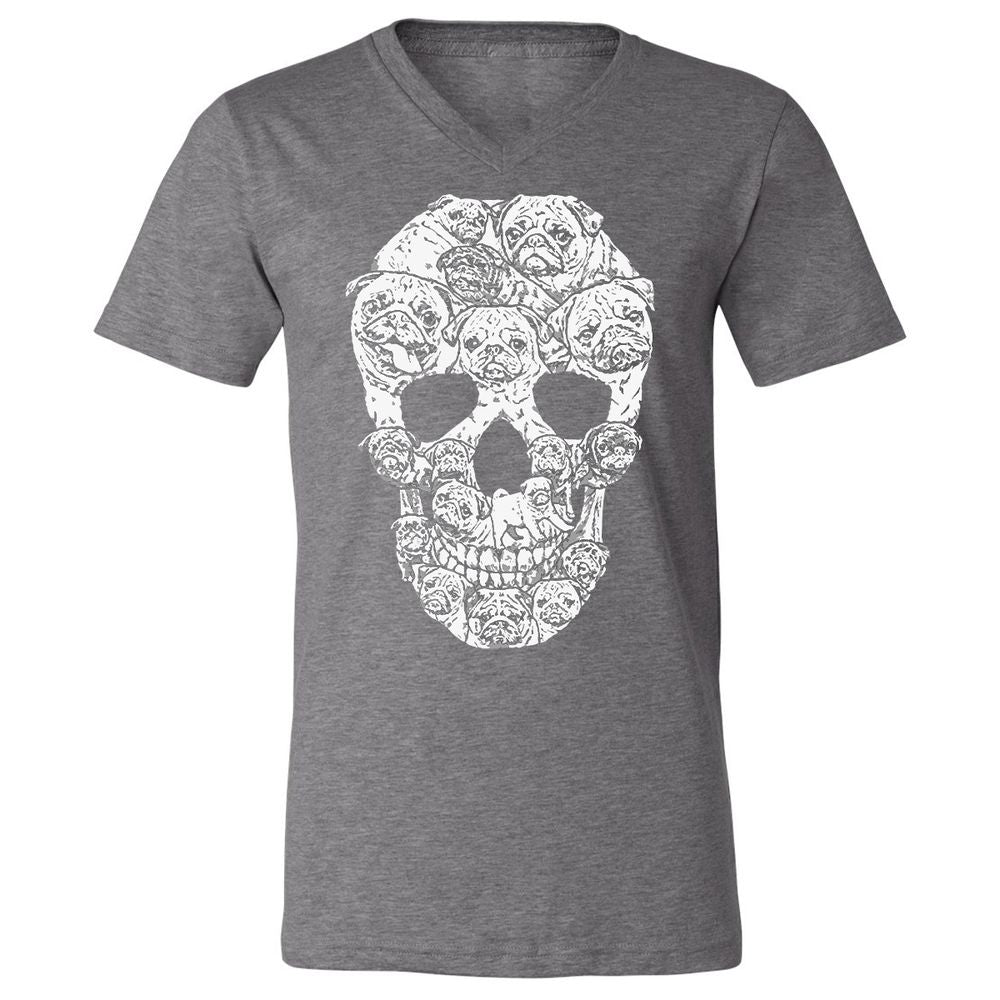 Unisex V-Neck T-Shirt - 5YYCGDZH - Deep Heather - 13