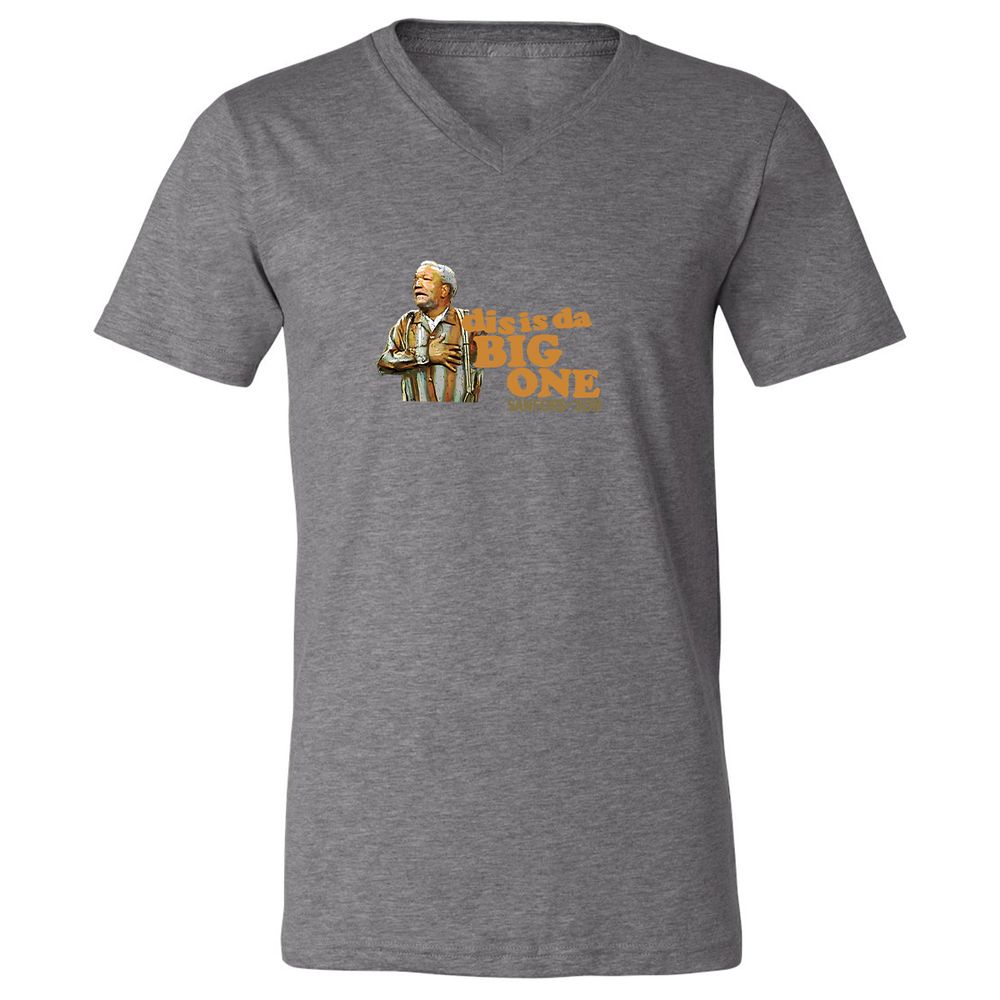 Unisex V-Neck T-Shirt - LGNTUAJ3 - Deep Heather - 13