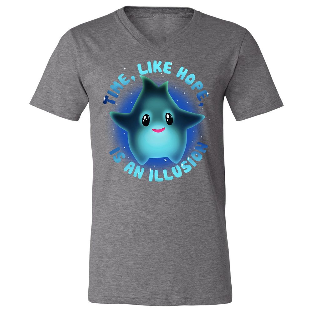 Unisex V-Neck T-Shirt - 86VDM62S - Deep Heather - 13