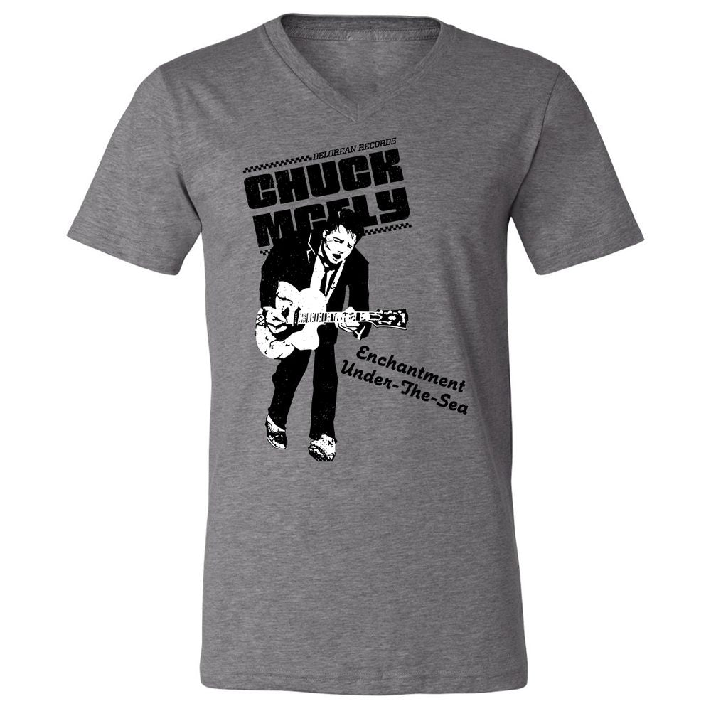 Unisex V-Neck T-Shirt - G94SNAYC - Deep Heather - 13