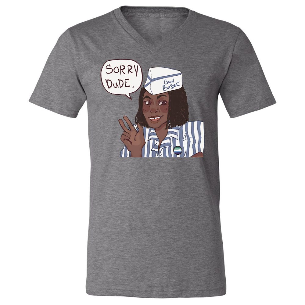 Unisex V-Neck T-Shirt - GDRYEMTK - Deep Heather - 13