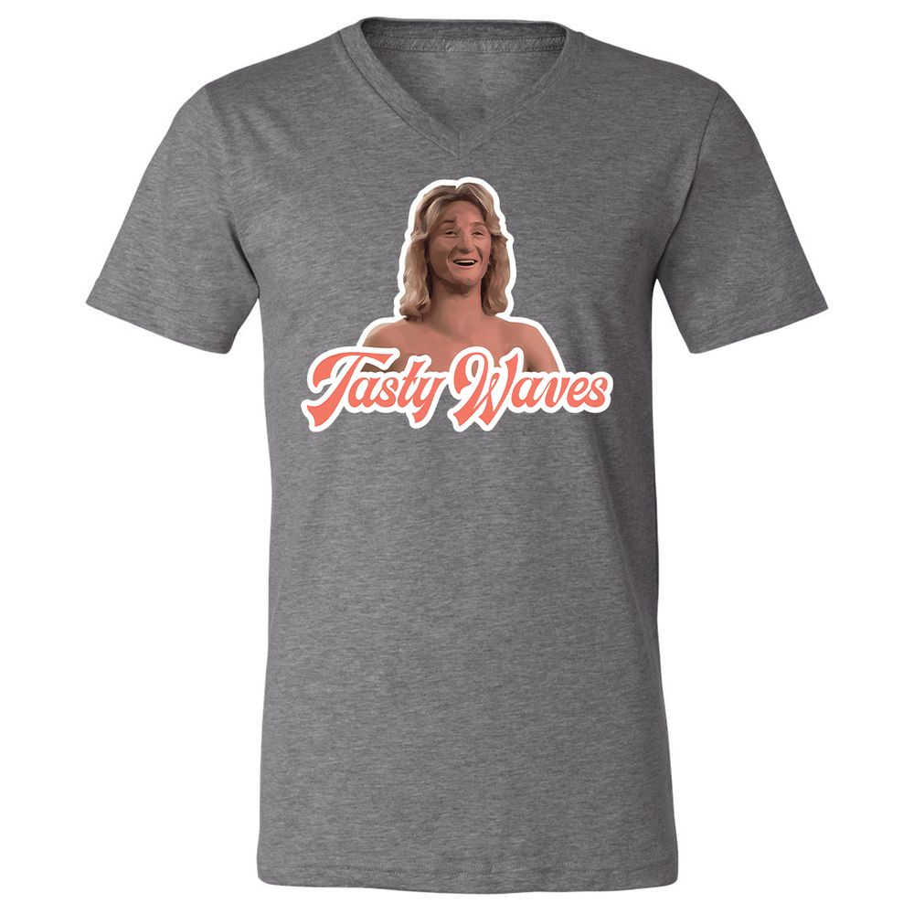 Unisex V-Neck T-Shirt - Y8BE5F7S - Deep Heather - 13