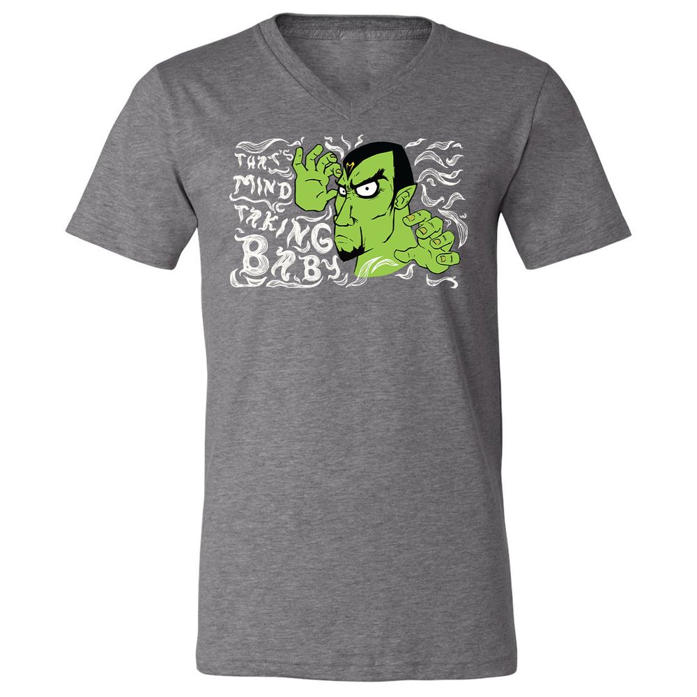 Unisex V-Neck T-Shirt - ZEANUVXZ - Deep Heather - 13