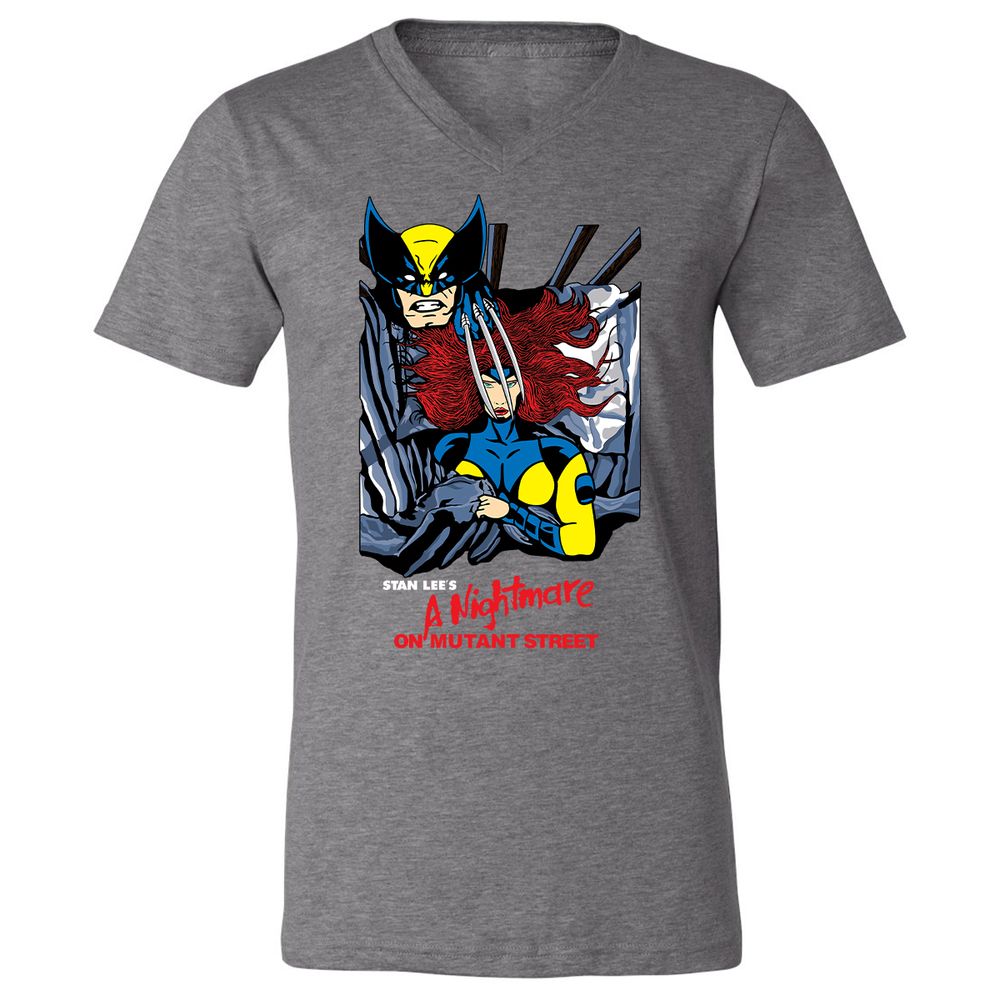 Unisex V-Neck T-Shirt - 52B77CT3 - Deep Heather - 13