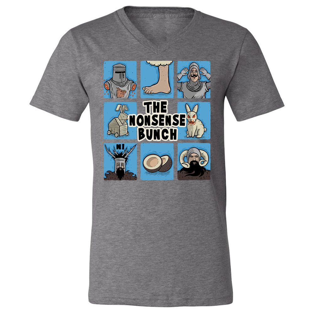 Unisex V-Neck T-Shirt - FSATAL3G - Deep Heather - 13