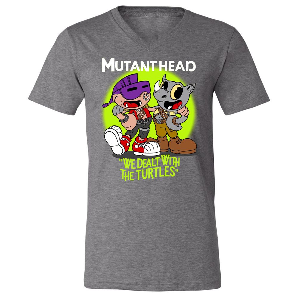 Unisex V-Neck T-Shirt - FA8LTXUK - Deep Heather - 13