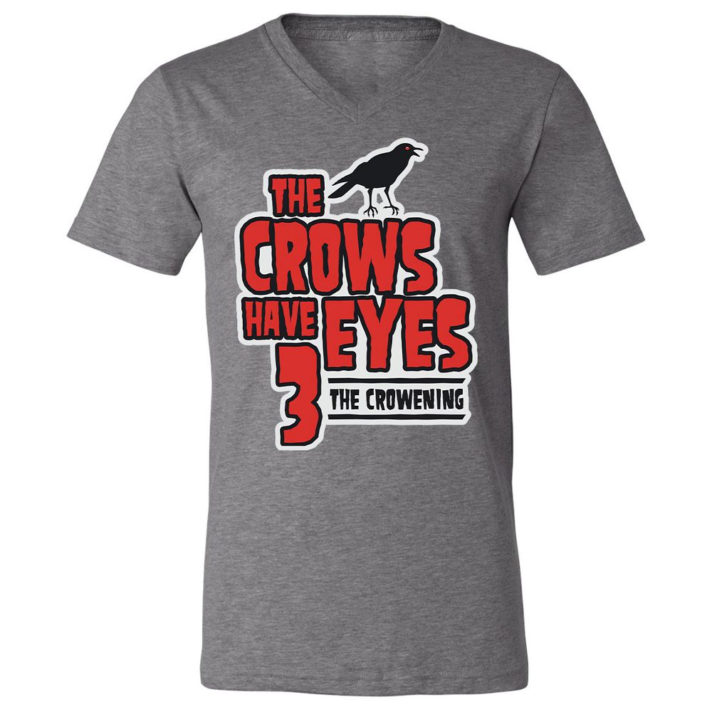 Unisex V-Neck T-Shirt - 3YDFUNKJ - Deep Heather - 13