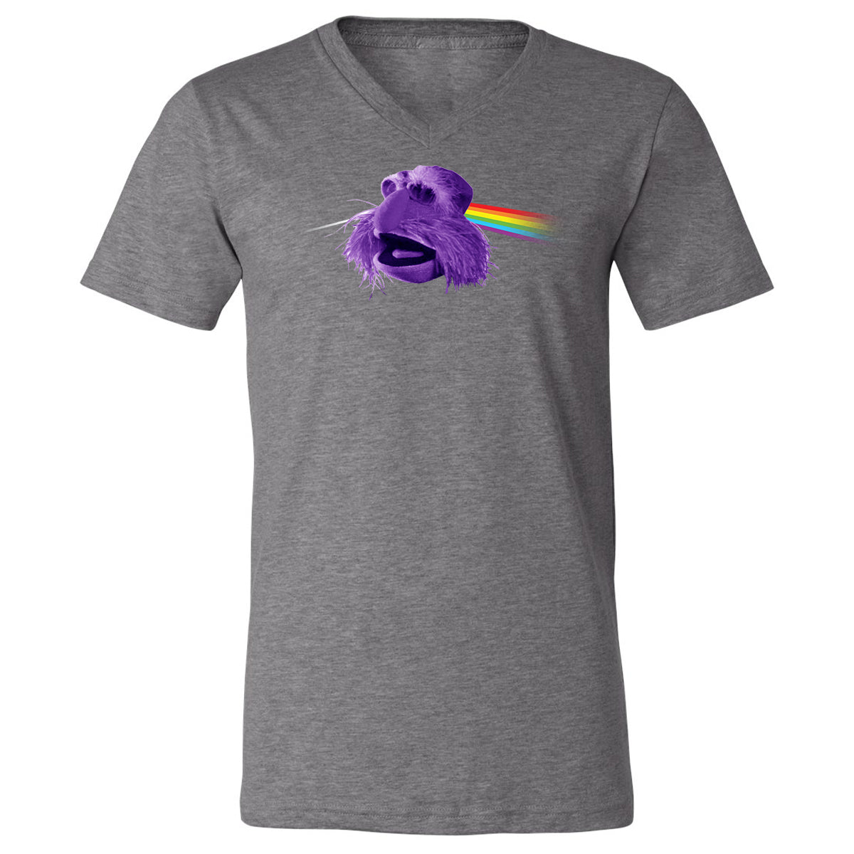Unisex V-Neck T-Shirt - 9HXWZZUJ - Deep Heather - 13