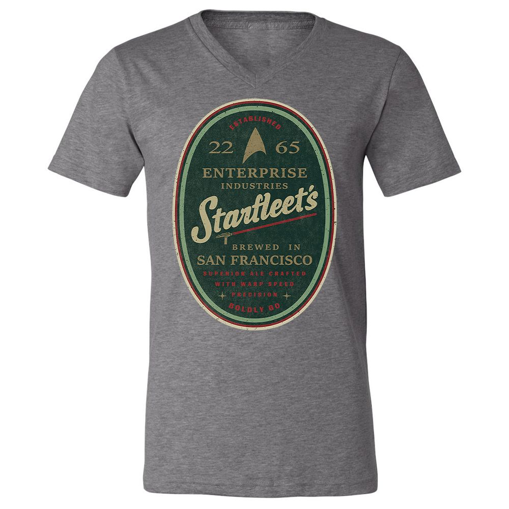 Unisex V-Neck T-Shirt - 6JFL3MHV - Deep Heather - 13