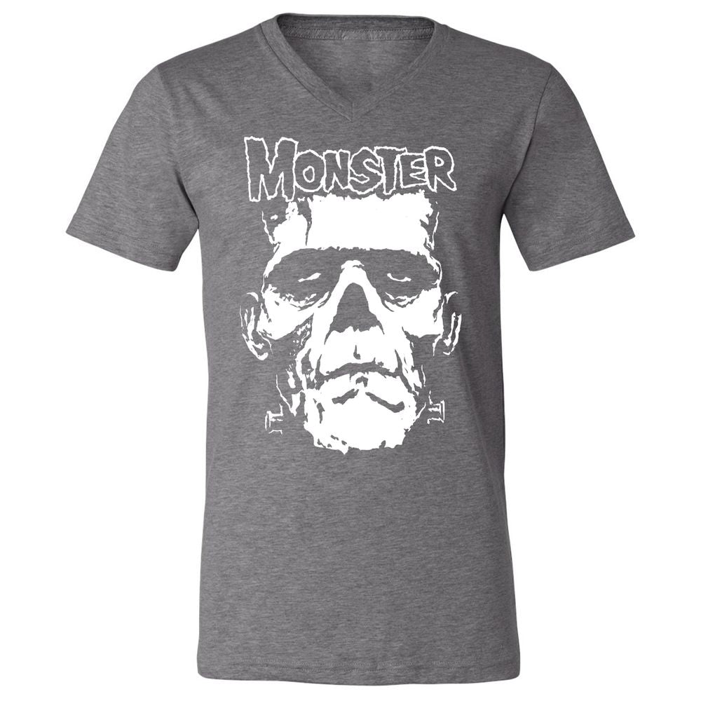 Unisex V-Neck T-Shirt - H416EA7Z - Deep Heather - 13