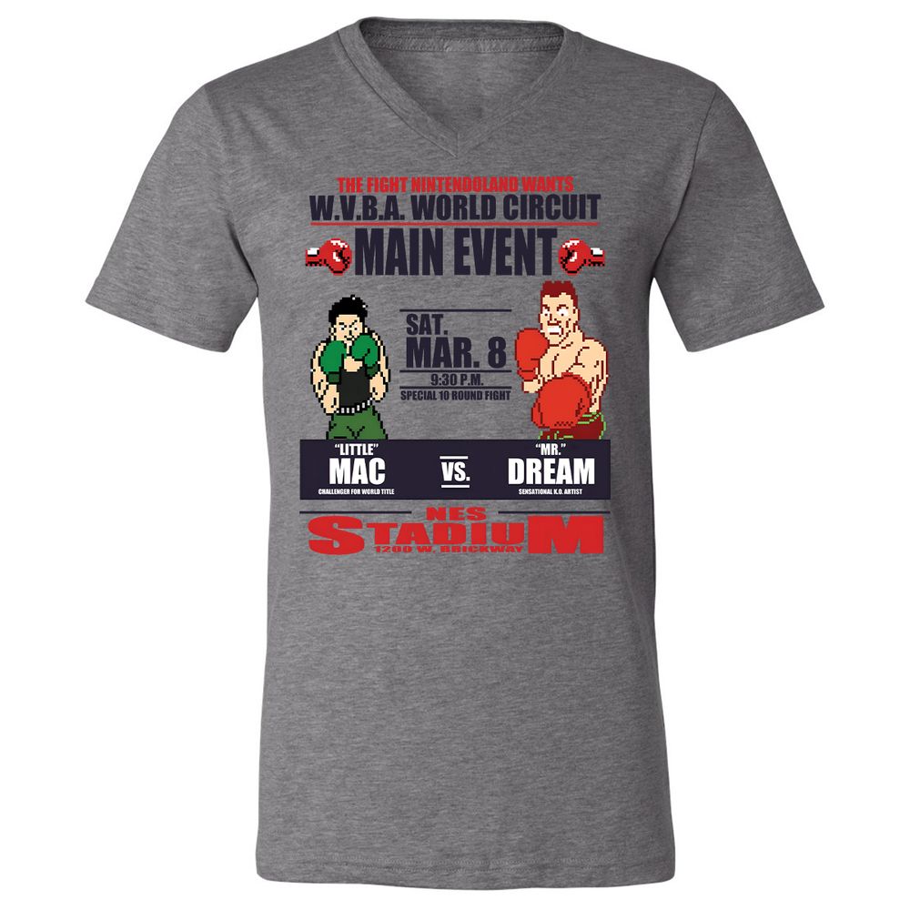 Unisex V-Neck T-Shirt - SZTTFJC5 - Deep Heather - 13
