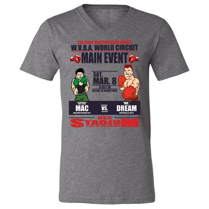 Unisex V-Neck T-Shirt - SZTTFJC5 - Deep Heather - 13