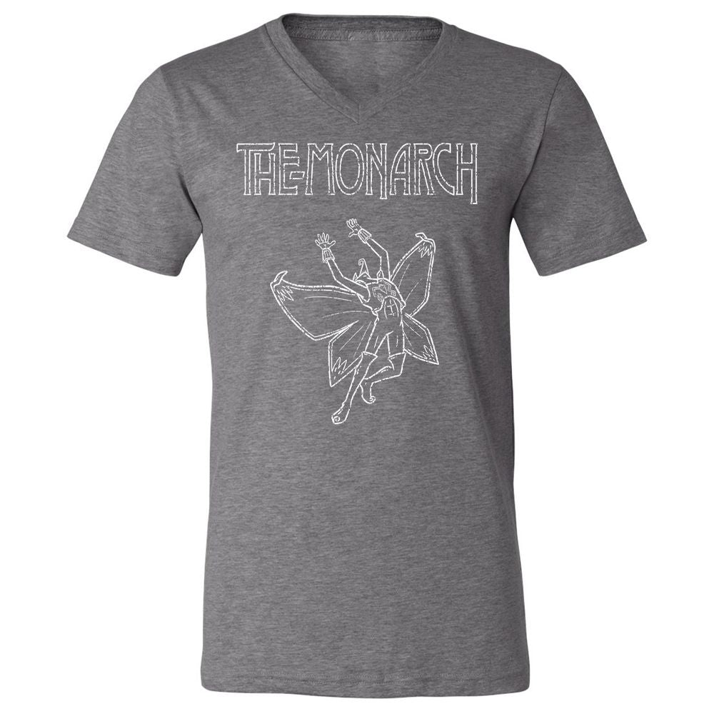 Unisex V-Neck T-Shirt - Y7WHKLB7 - Deep Heather - 13