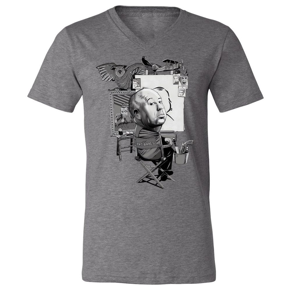 Unisex V-Neck T-Shirt - X8X2TV93 - Deep Heather - 13