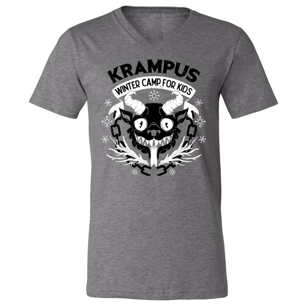 Unisex V-Neck T-Shirt - 2LC9QRG1 - Deep Heather - 13