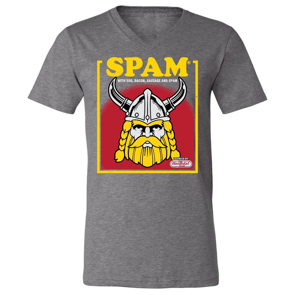 Unisex V-Neck T-Shirt - 2CVFT3V8 - Deep Heather - 13