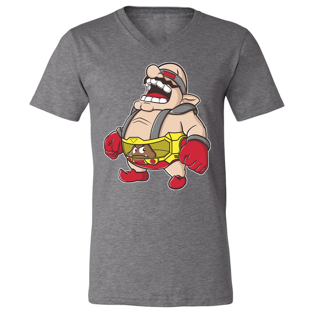 Unisex V-Neck T-Shirt - CGS5X22Z - Deep Heather - 13