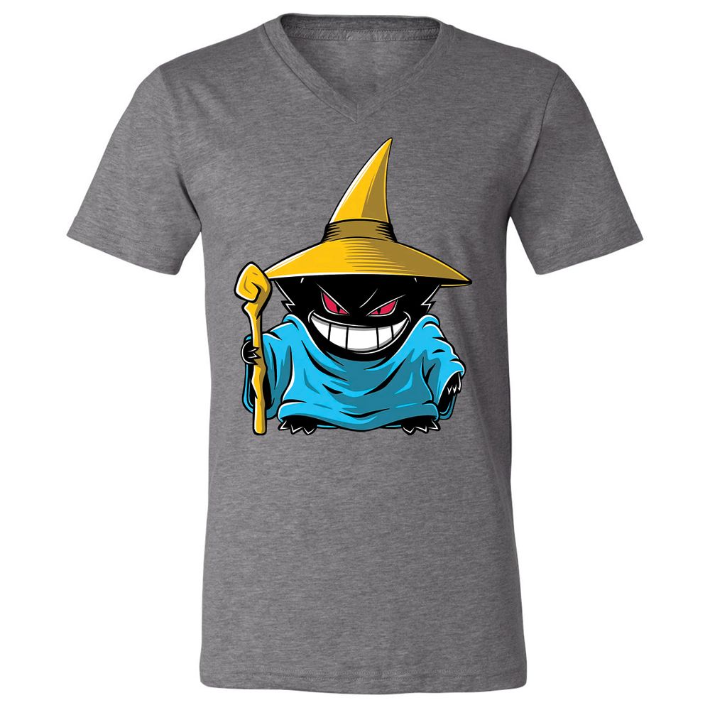 Unisex V-Neck T-Shirt - C86A9E5K - Deep Heather - 13