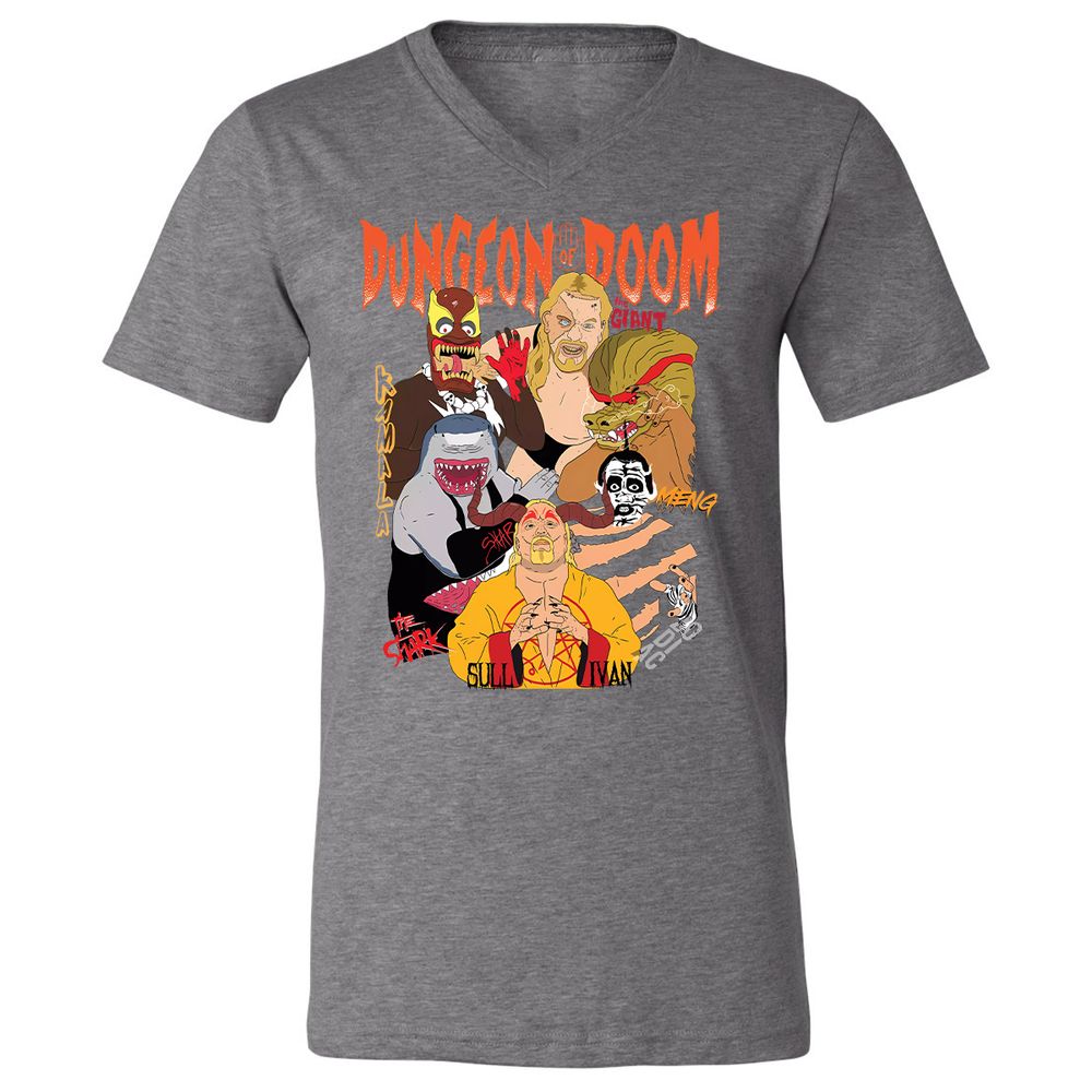 Unisex V-Neck T-Shirt - 2VNA2UQ6 - Deep Heather - 13