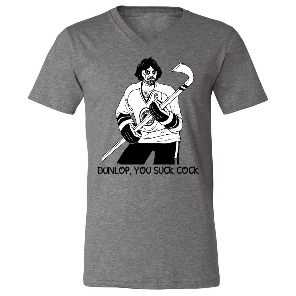 Unisex V-Neck T-Shirt - 9N6CDA4T - Deep Heather - 13