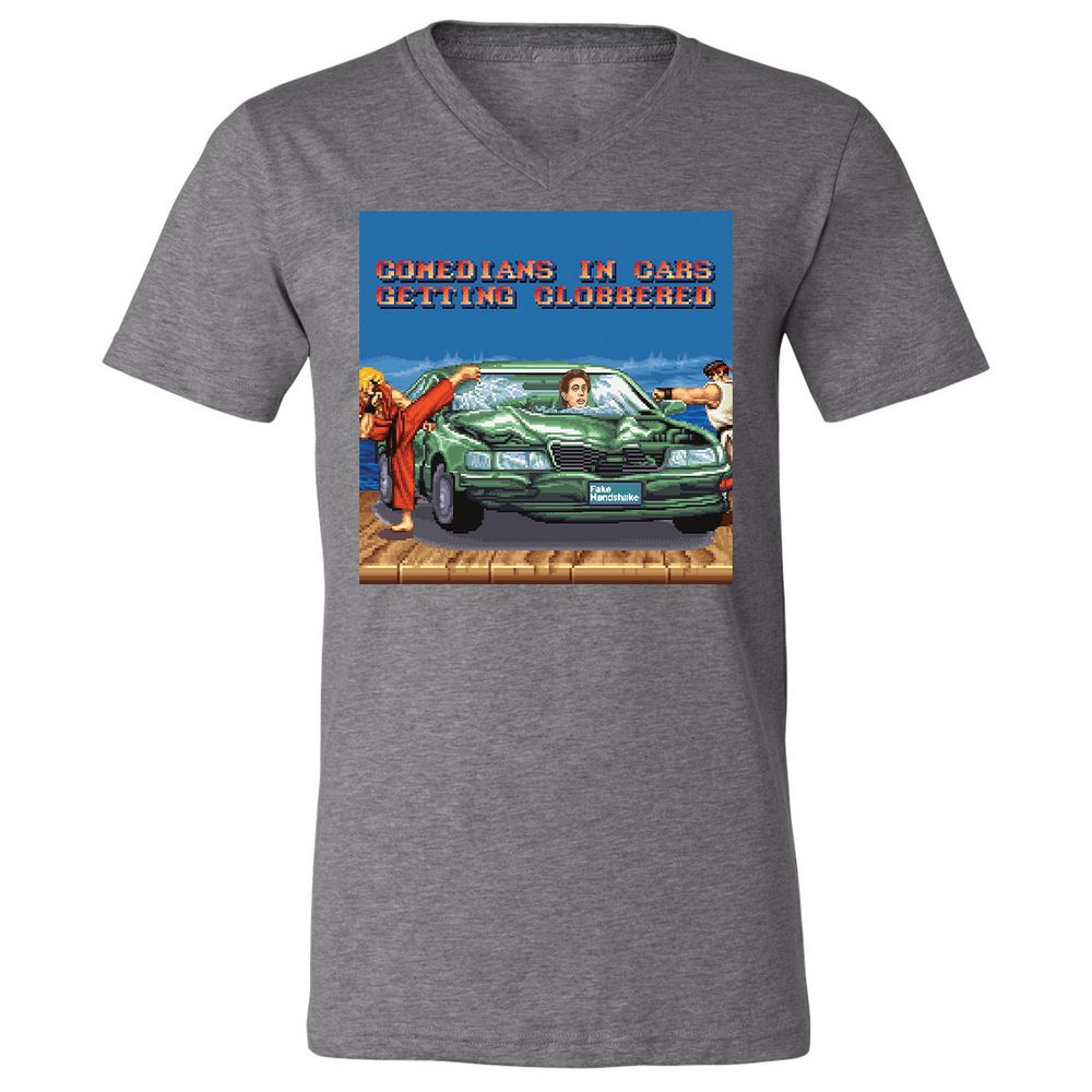 Unisex V-Neck T-Shirt - 9V252CMT - Deep Heather - 13