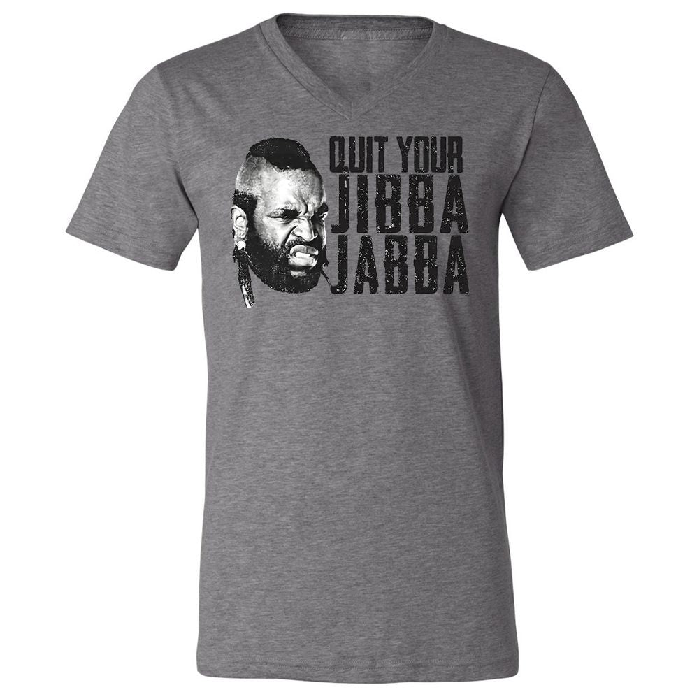 Unisex V-Neck T-Shirt - TLUMHTFQ - Deep Heather - 13