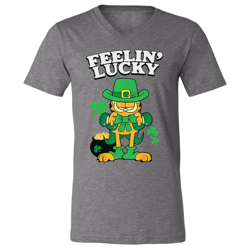 Unisex V-Neck T-Shirt - J1CLFBJ3 - Deep Heather - 13