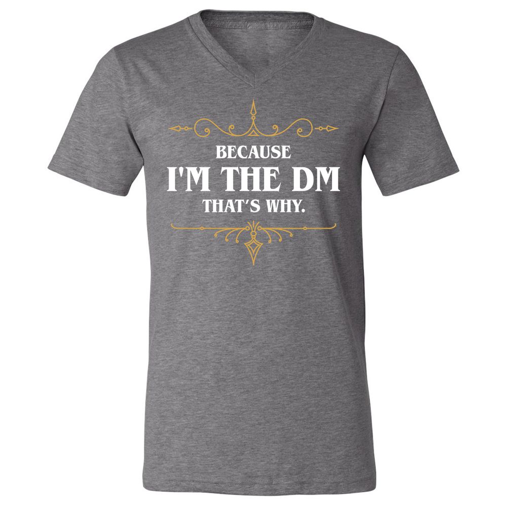 Unisex V-Neck T-Shirt - YGK62R1Y - Deep Heather - 13