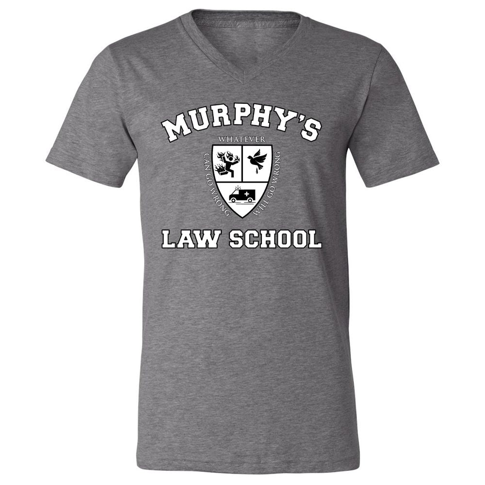 Unisex V-Neck T-Shirt - ATPMM9DS - Deep Heather - 13