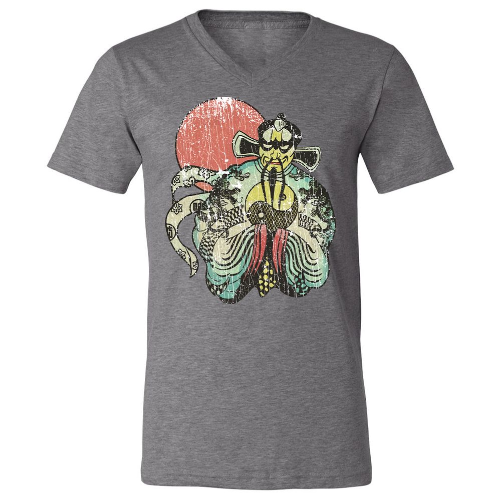 Unisex V-Neck T-Shirt - R569RVSG - Deep Heather - 13