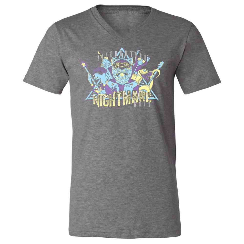 Unisex V-Neck T-Shirt - 3NJR17NU - Deep Heather - 13