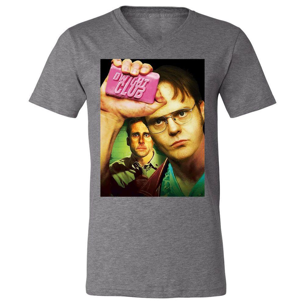 Unisex V-Neck T-Shirt - MZSRSNQJ - Deep Heather - 13