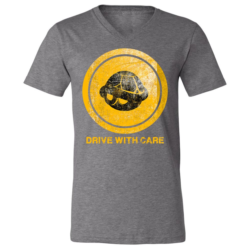 Unisex V-Neck T-Shirt - 2L85XG26 - Deep Heather - 13