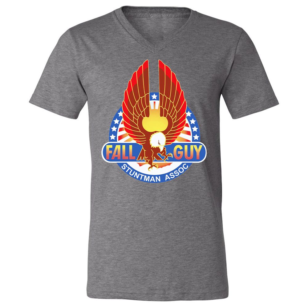 Unisex V-Neck T-Shirt - 9LQMVW6K - Deep Heather - 13