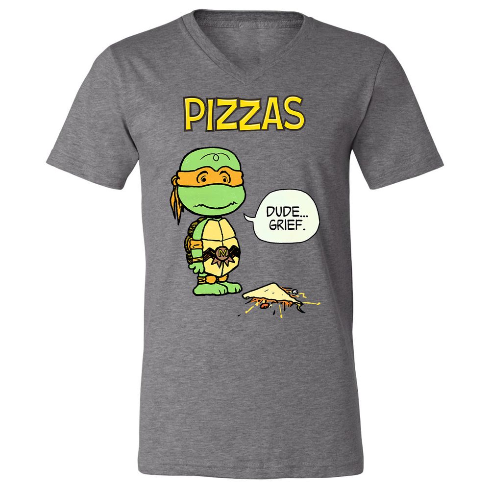 Unisex V-Neck T-Shirt - MZJSLK2X - Deep Heather - 13