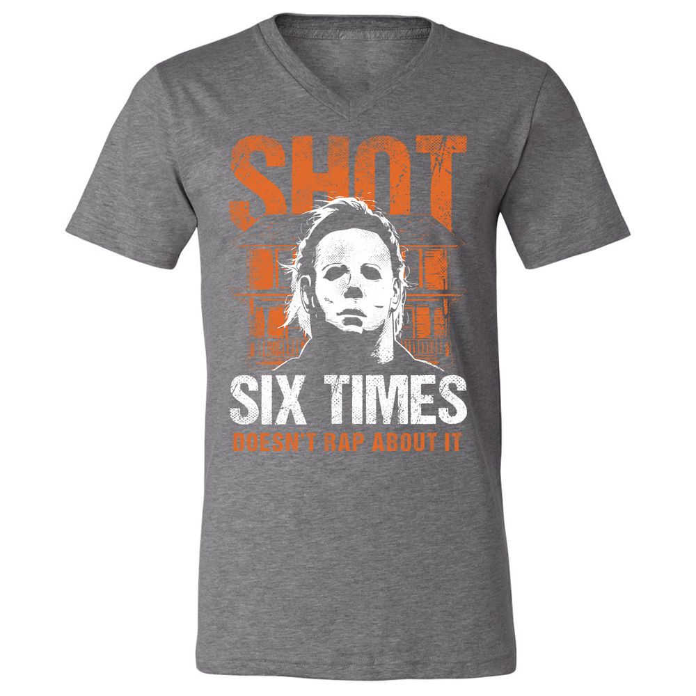 Unisex V-Neck T-Shirt - Y3UJ7AVT - Deep Heather - 13