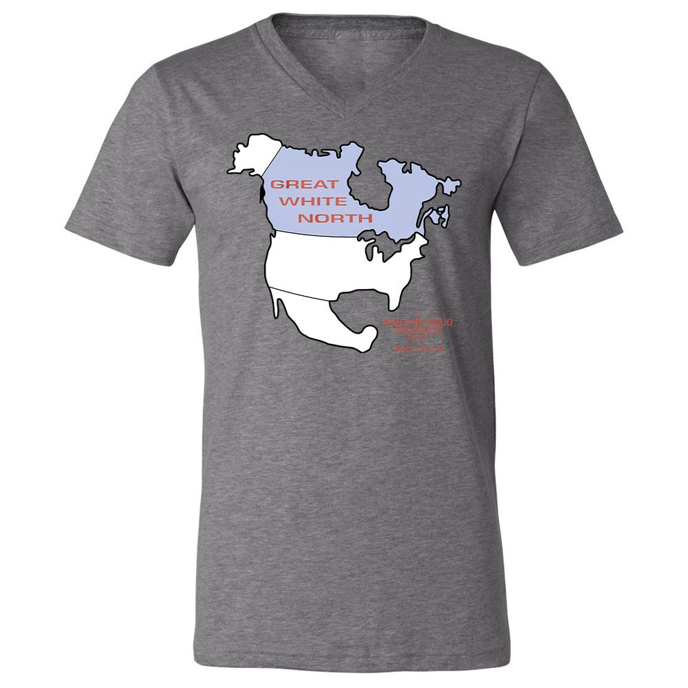 Unisex V-Neck T-Shirt - YKZCEXM5 - Deep Heather - 13