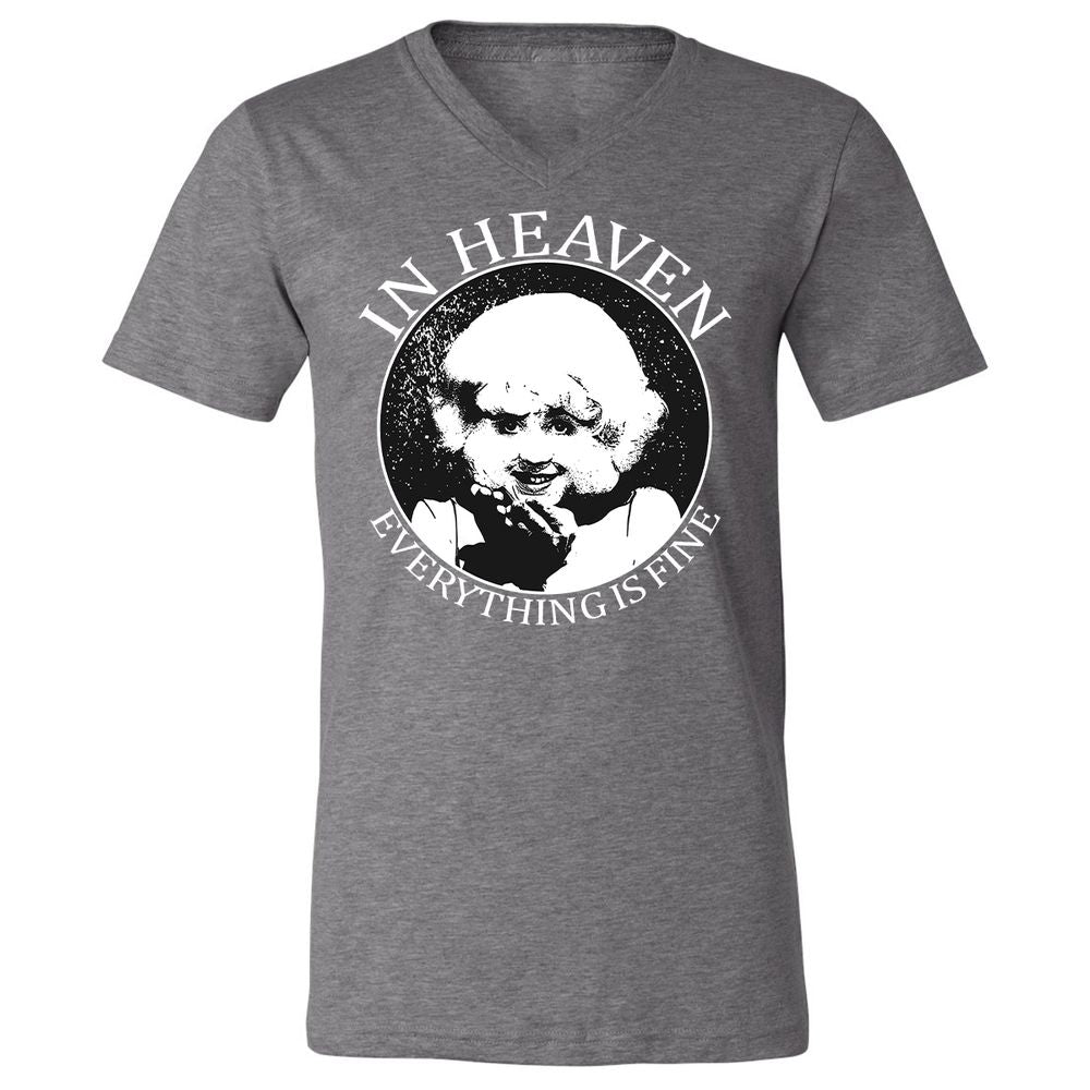 Unisex V-Neck T-Shirt - YA3CJN1B - Deep Heather - 13