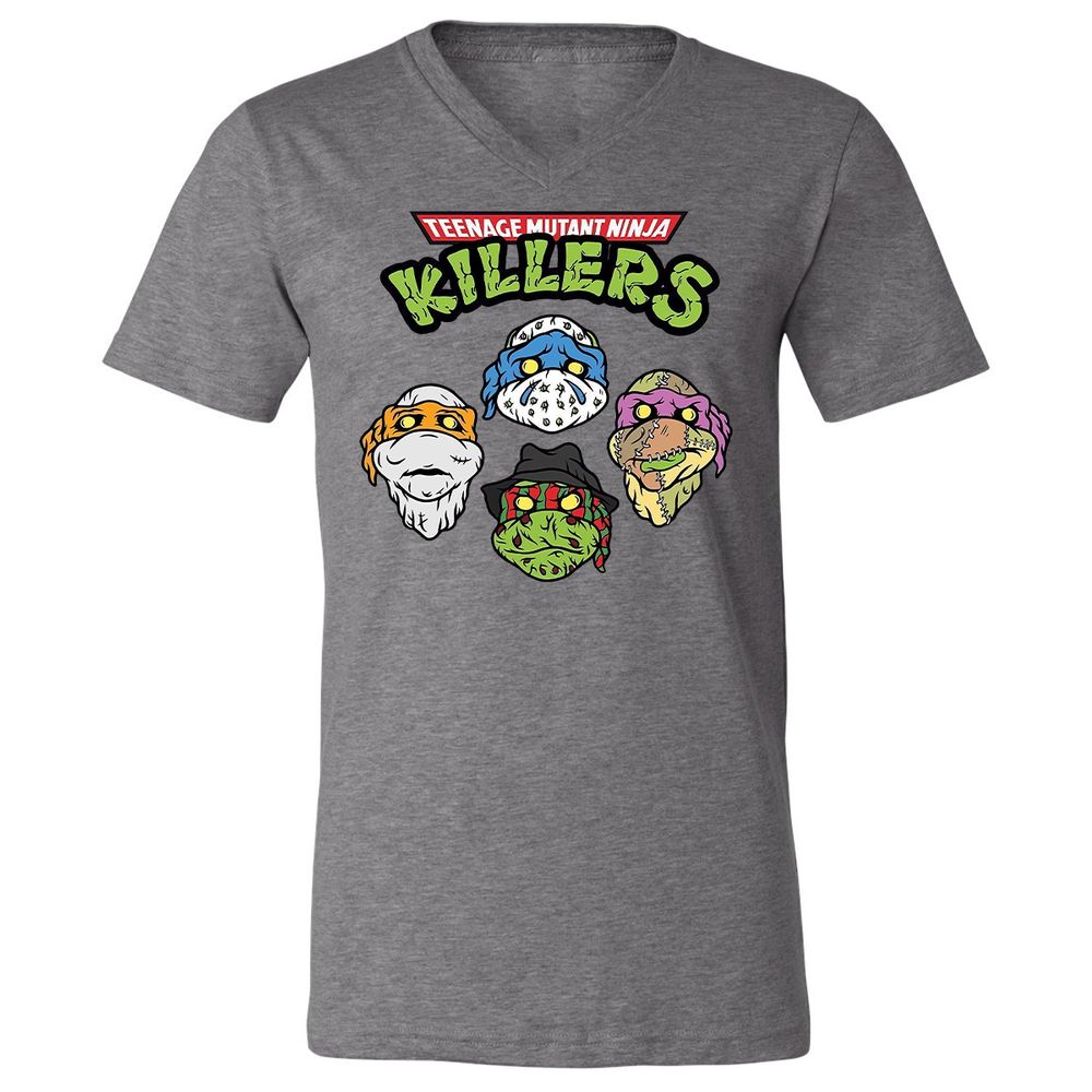 Unisex V-Neck T-Shirt - 844EYH3U - Deep Heather - 13