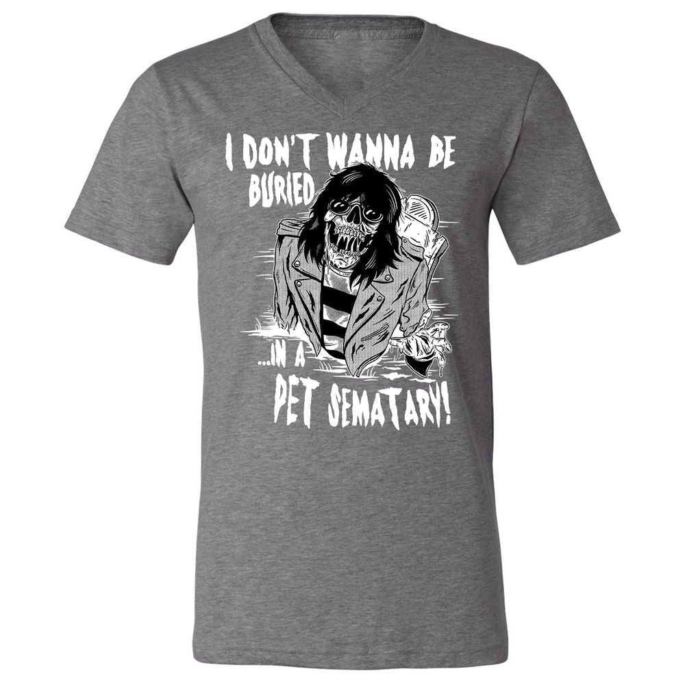 Unisex V-Neck T-Shirt - 52U8K8U5 - Deep Heather - 13