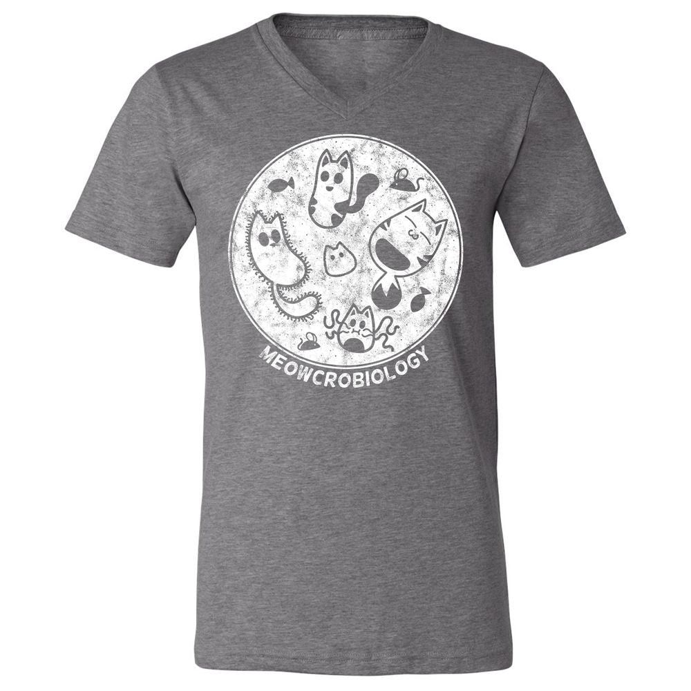 Unisex V-Neck T-Shirt - AYS5CEQH - Deep Heather - 13