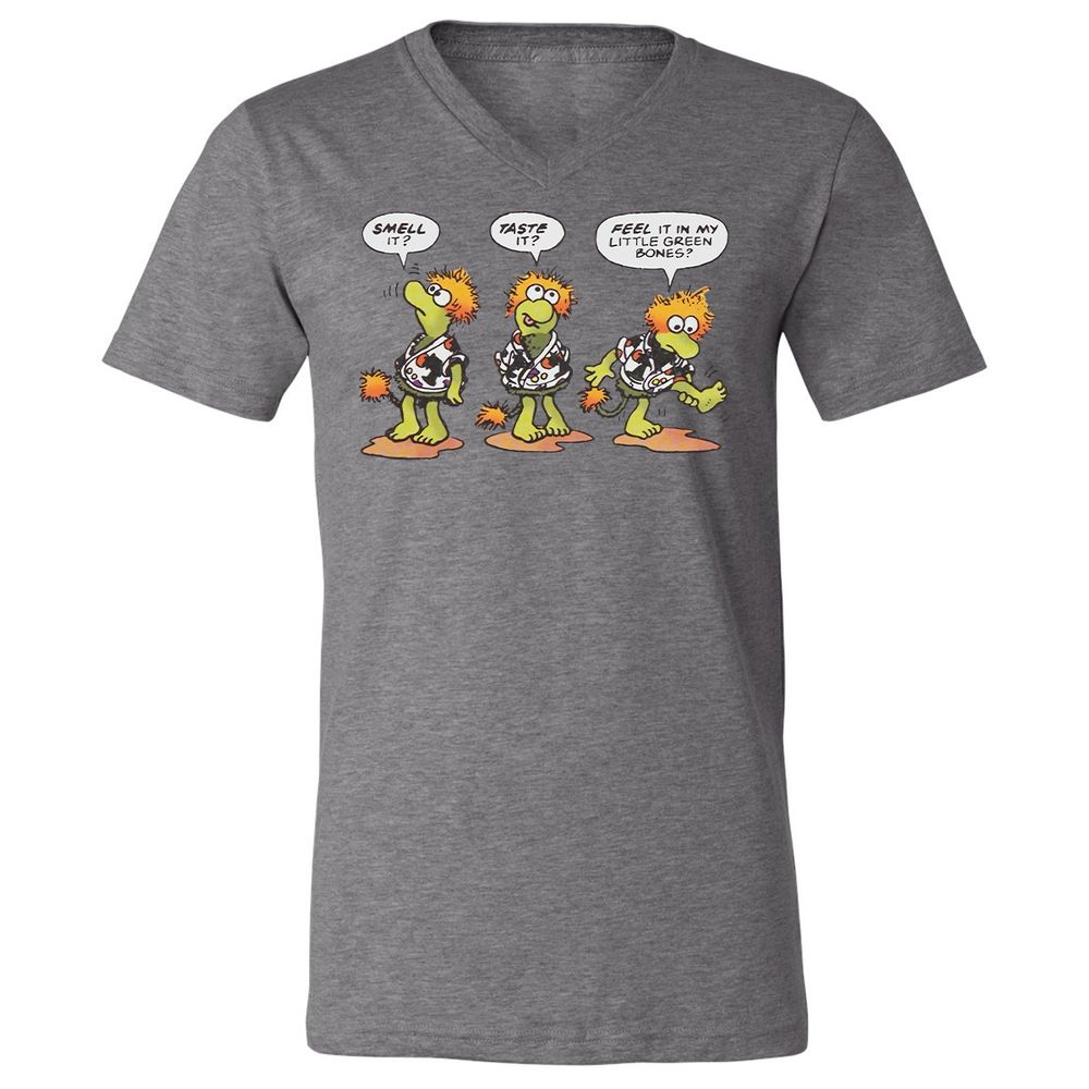 Unisex V-Neck T-Shirt - F17QFVST - Deep Heather - 13
