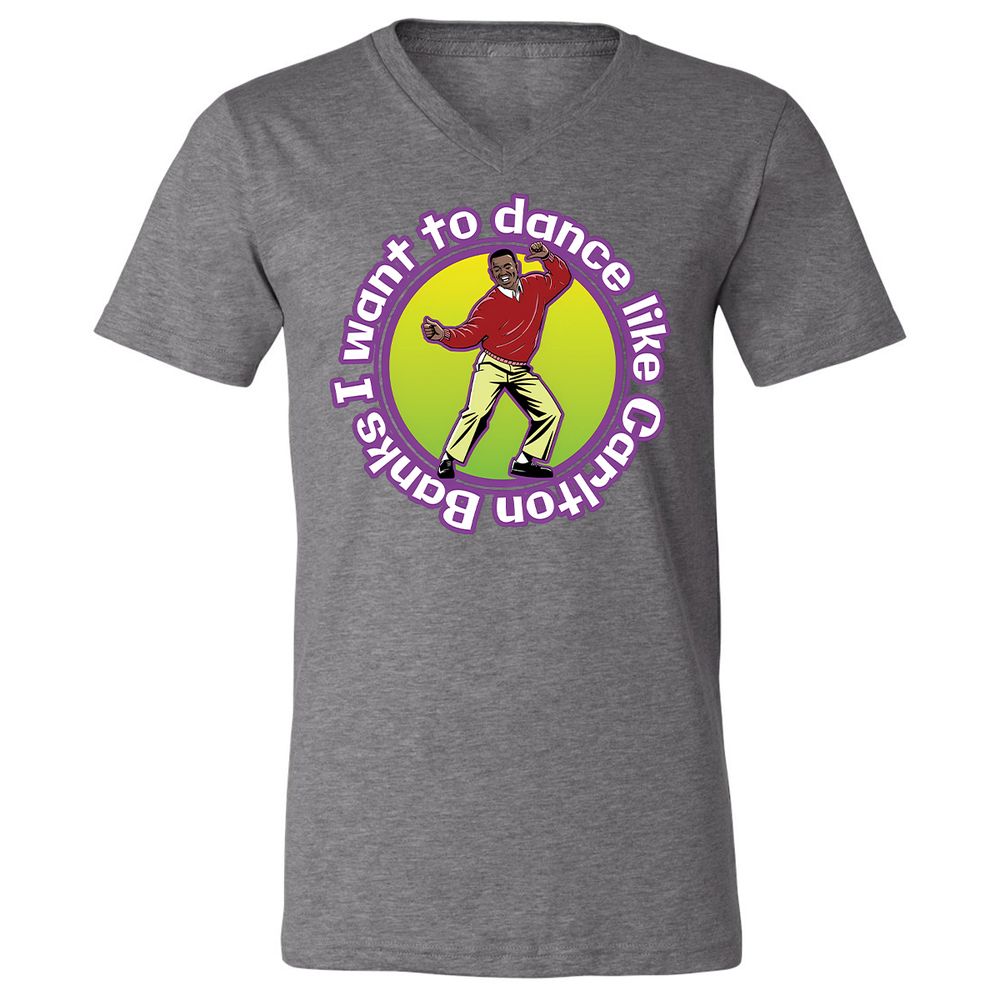 Unisex V-Neck T-Shirt - MVUTX6N8 - Deep Heather - 13