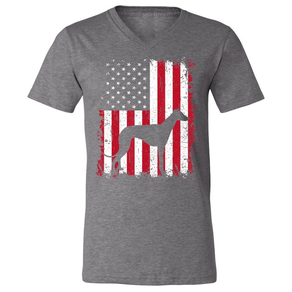 Unisex V-Neck T-Shirt - 1UV9HNRV - Deep Heather - 13