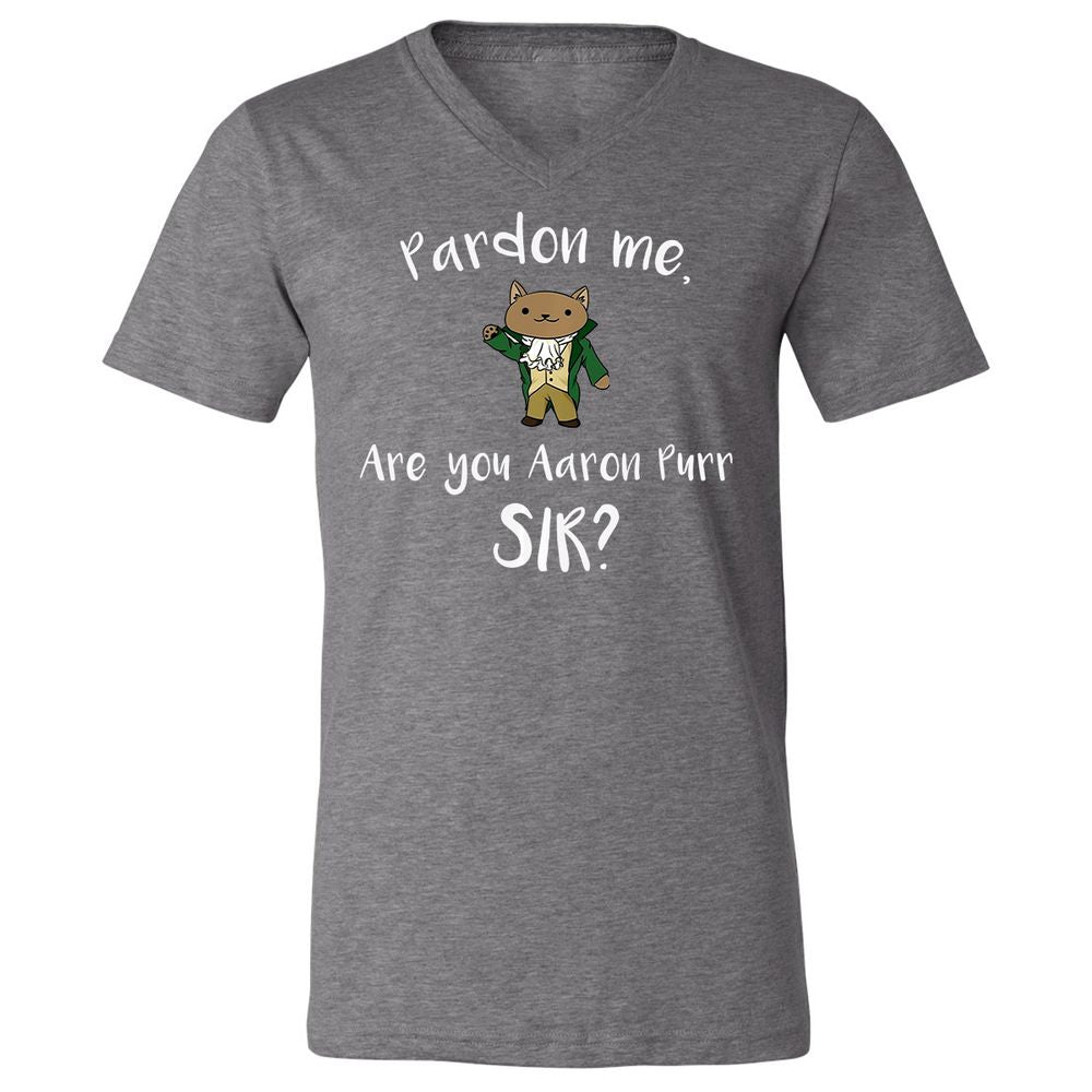 Unisex V-Neck T-Shirt - ZH44FGQP - Deep Heather - 13