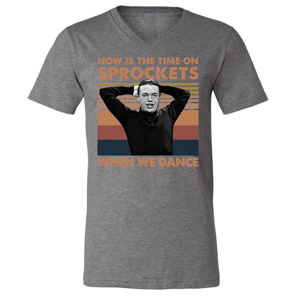 Unisex V-Neck T-Shirt - USE1HNAT - Deep Heather - 13